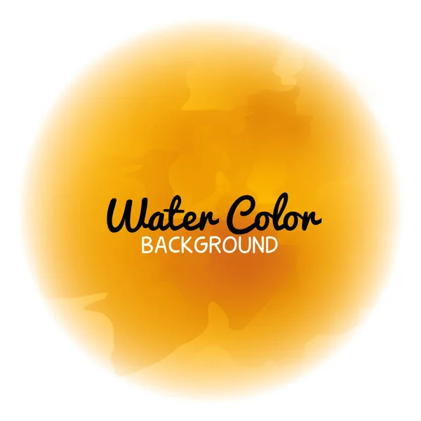 Water kleur achtergrond pictogram — Stockvector