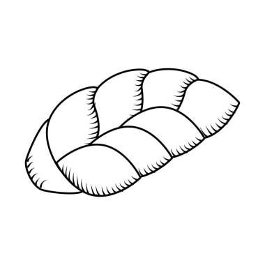 lezzetli ekmek izole iocn