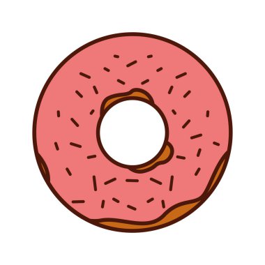 lezzetli tatlı çörek simgesi