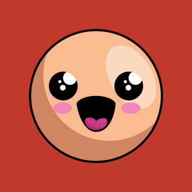 sevimli yüzü kawaii stili