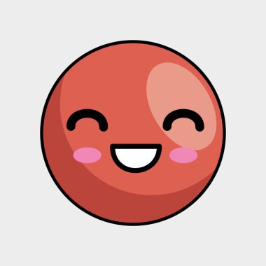 sevimli yüzü kawaii stili