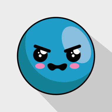 sevimli yüzü kawaii stili