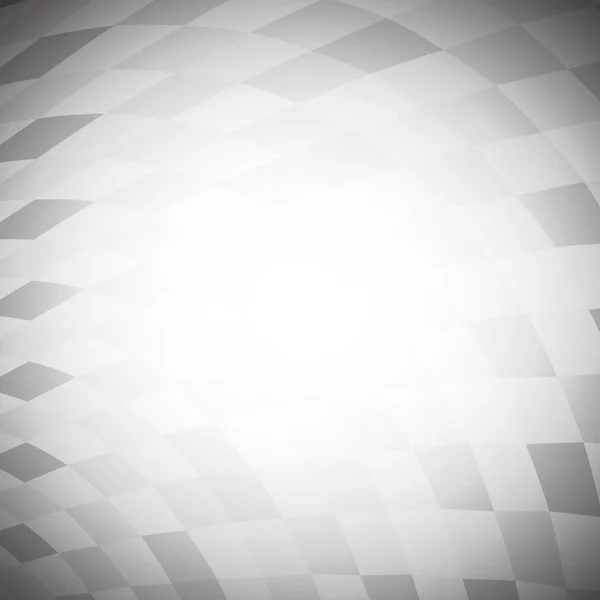 白黒の幾何学的図形の背景 — ストックベクタ