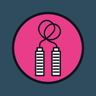 ip spor salonu izole simgesi