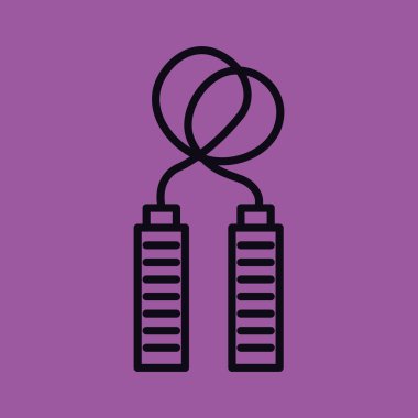 ip spor salonu izole simgesi