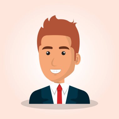 işadamı avatar karakter simgesi