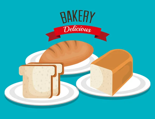 Значок вкусного хлеба — стоковый вектор