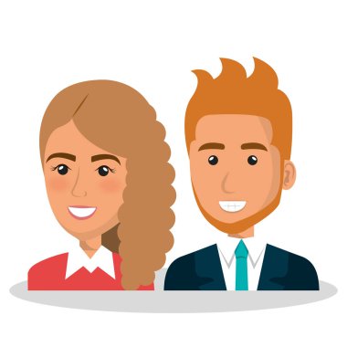 iş adamları avatarlar karakter simgesi