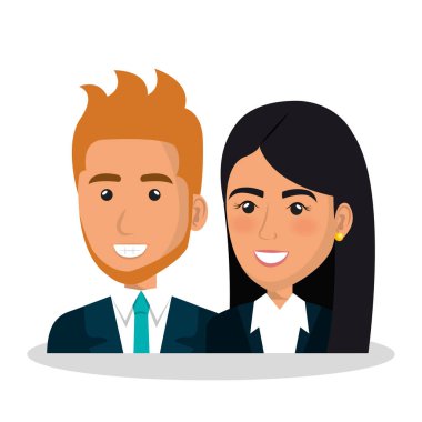 iş adamları avatarlar karakter simgesi