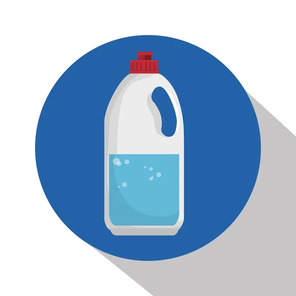 Reetergent bottle laundry icon — стоковый вектор