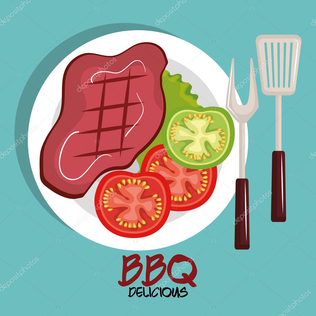 delicious meat beef bbq menu