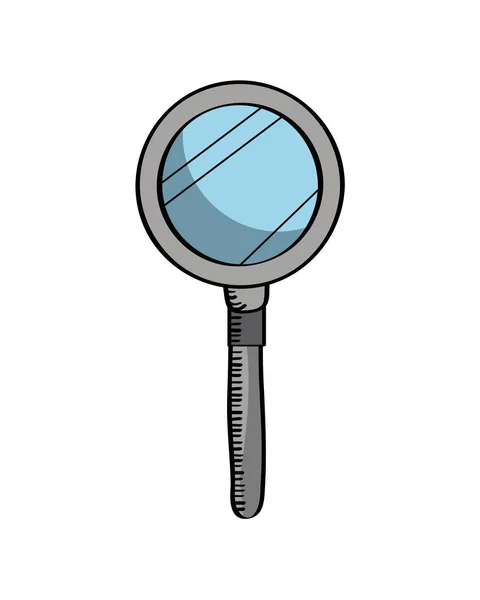 Vergrootglas pictogram — Stockvector