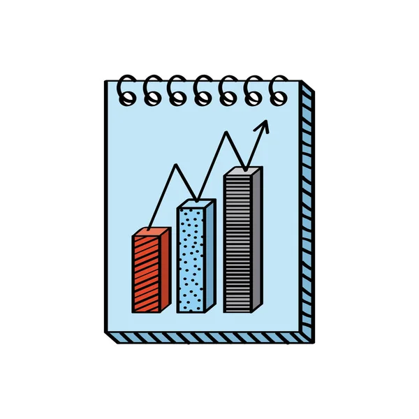 Icono de barra gráfica — Vector de stock
