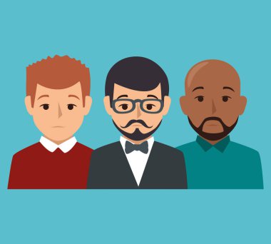iş adamları karakter avatar simge