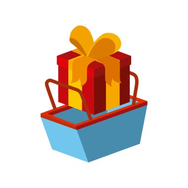 İzometrik tasarım alışveriş