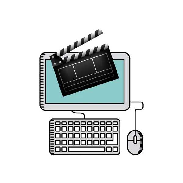 Cinematografische iconen — Stockvector