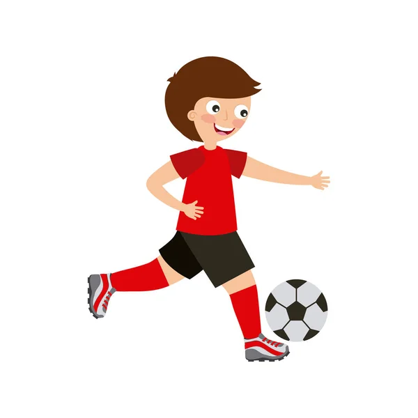 子供とスポーツ デザイン — ストックベクタ