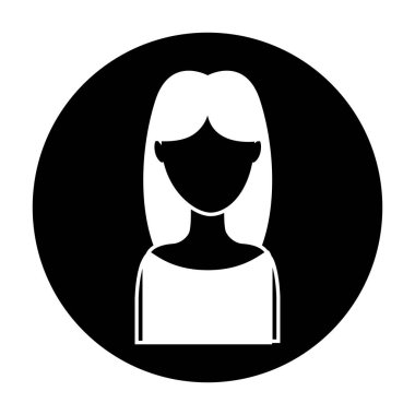 sevimli kadın avatar karakter