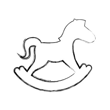 at ahşap izole simgesi