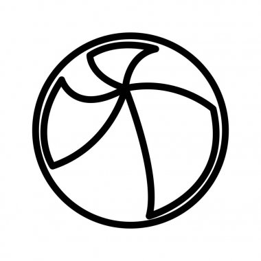 Balon beach izole simgesi