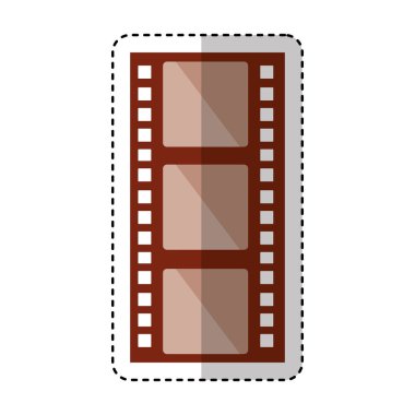 Kaset film kayıt izole simgesi