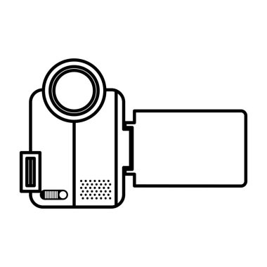 video handycam izole simgesi