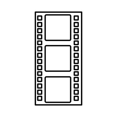 Kaset film kayıt izole simgesi