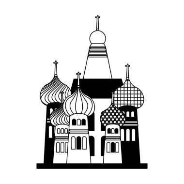 Taj mahal izole simgesi