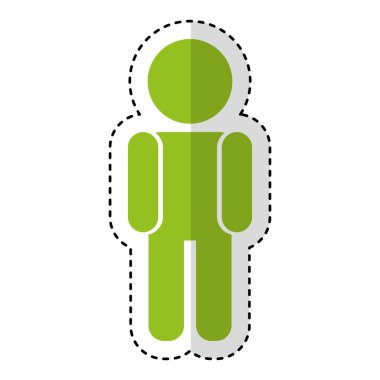 insan figürü siluet simge