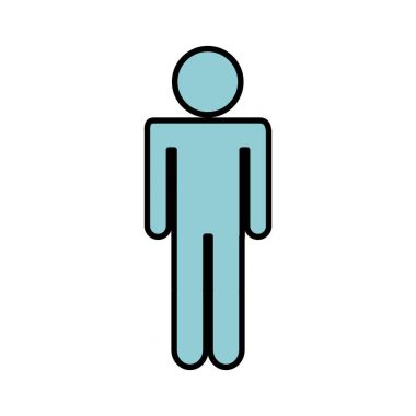 insan figürü siluet simge