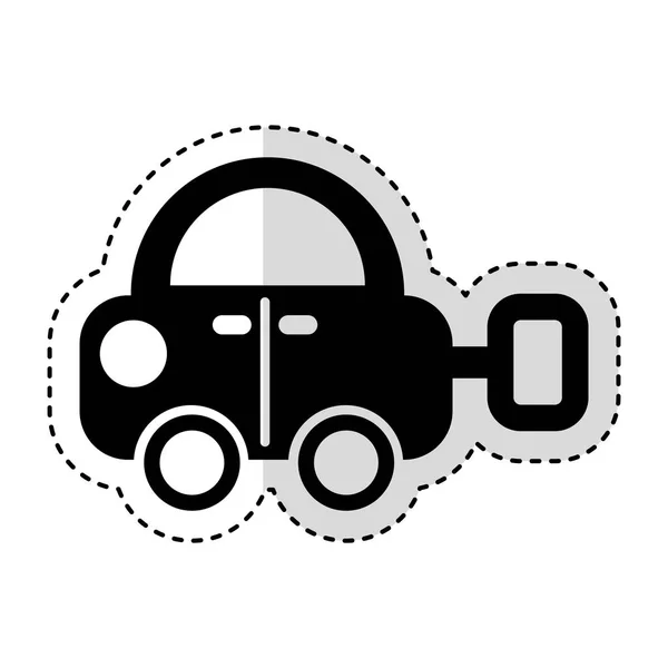 Jouet voiture icône isolée — Image vectorielle
