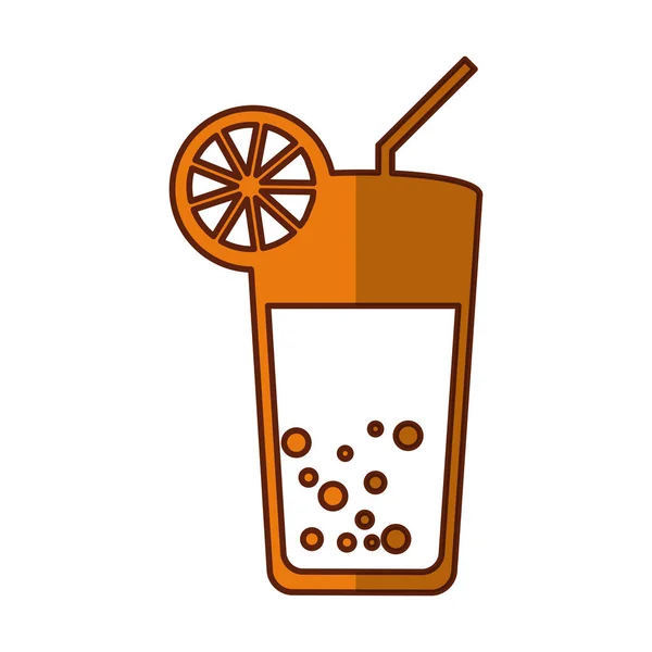 Tropische cocktail geïsoleerde pictogram — Stockvector