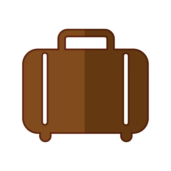 가방 여행 고립 된 아이콘 — 스톡 벡터