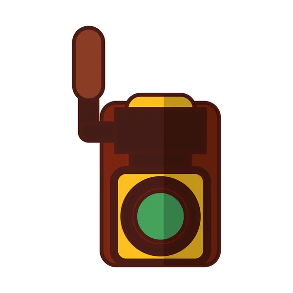 Video handycam geïsoleerde pictogram — Stockvector