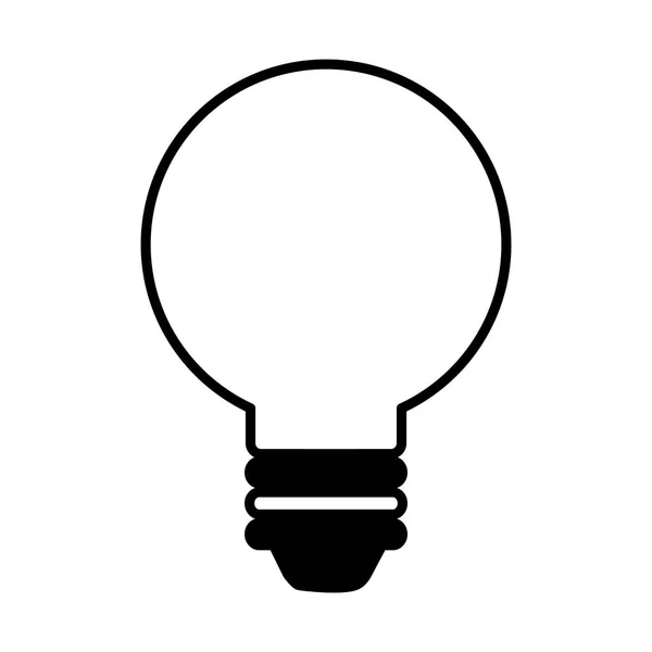 Лампочка ізольована піктограма — стоковий вектор