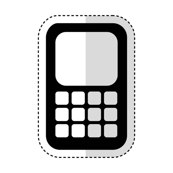 Dispositivo de celular ícone isolado —  Vetores de Stock
