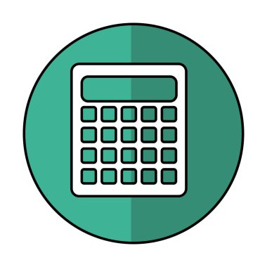 hesap makinesi matematik izole simgesi