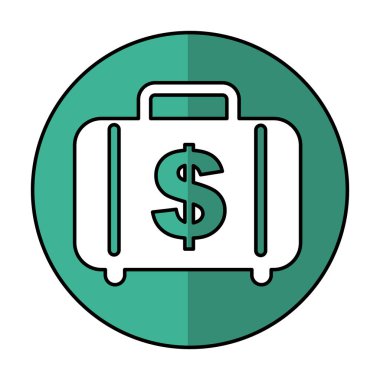 para portföy izole simgesi