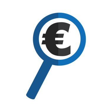 euro simgesi olan büyüteç