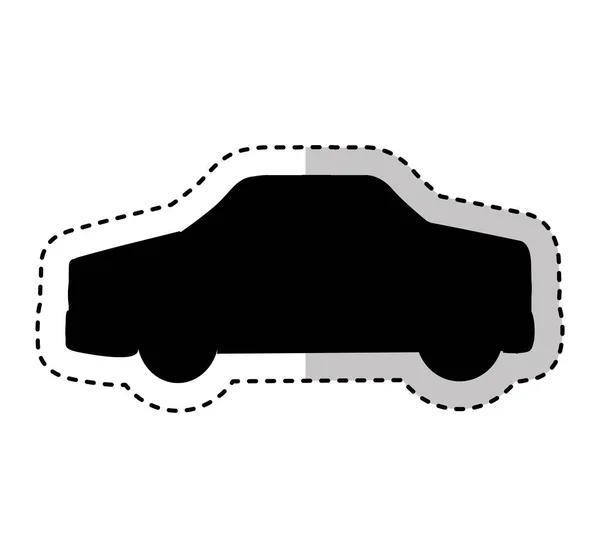 자동차 차량 고립 된 아이콘 — 스톡 벡터