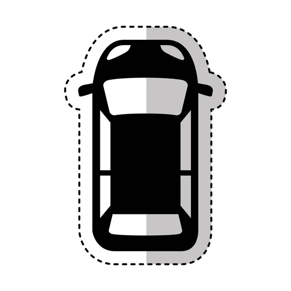 Coche vehículo aislado icono — Vector de stock