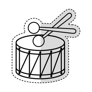 ekibinde enstrüman izole simgesi