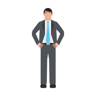 işadamı avatar karakter simgesi