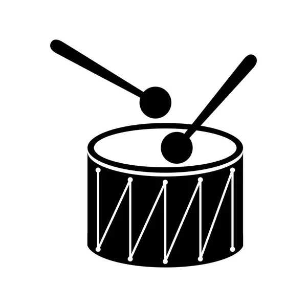 Drump 楽器分離アイコン — ストックベクタ