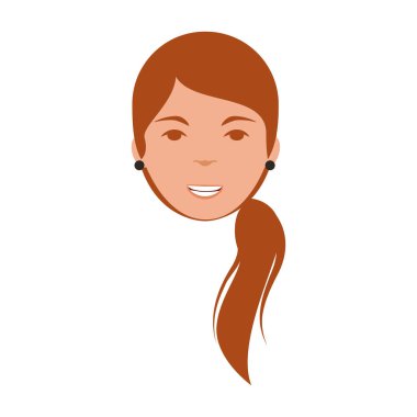 baş kadın karakter simgesi