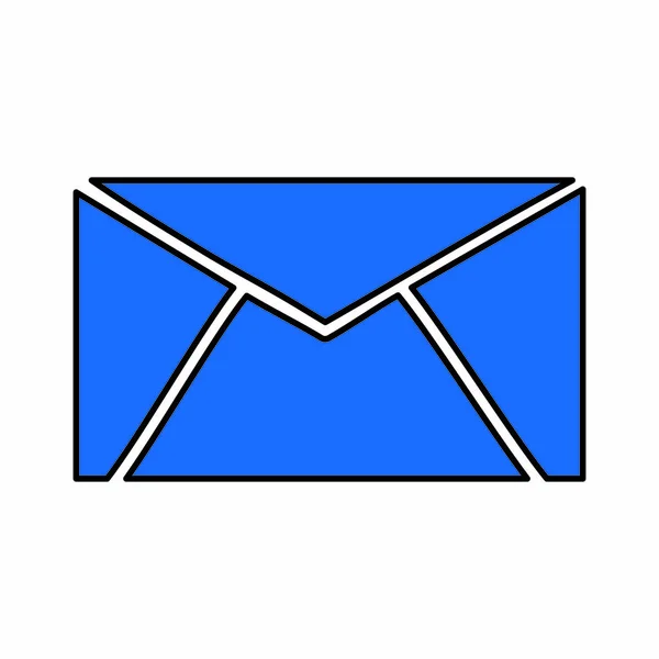 Envelope mail isolated icon — Stock Vector