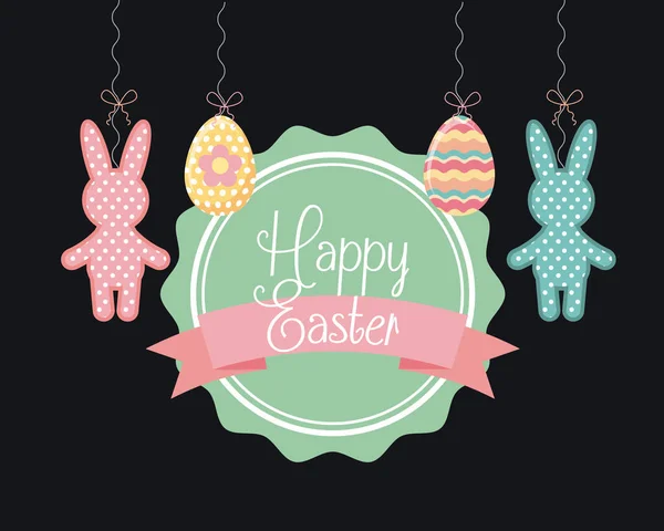 Happy easter design — Stock Vector