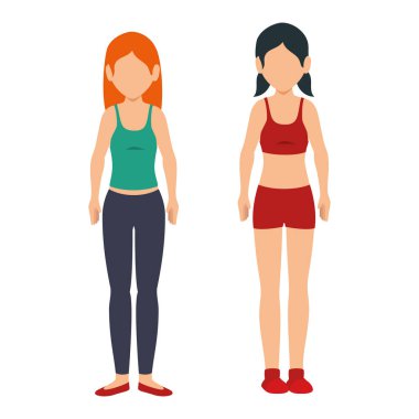 kişi spor giyim avatar ile