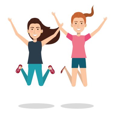 insanlar bir sıçrama ile kutluyor