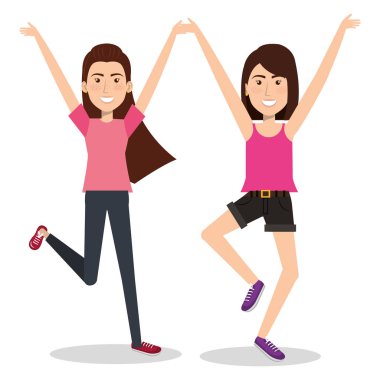 insanlar bir sıçrama ile kutluyor